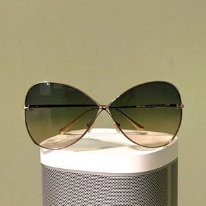 Tom Ford Nickie Butterfly Rose Gold Frame Sunglasses